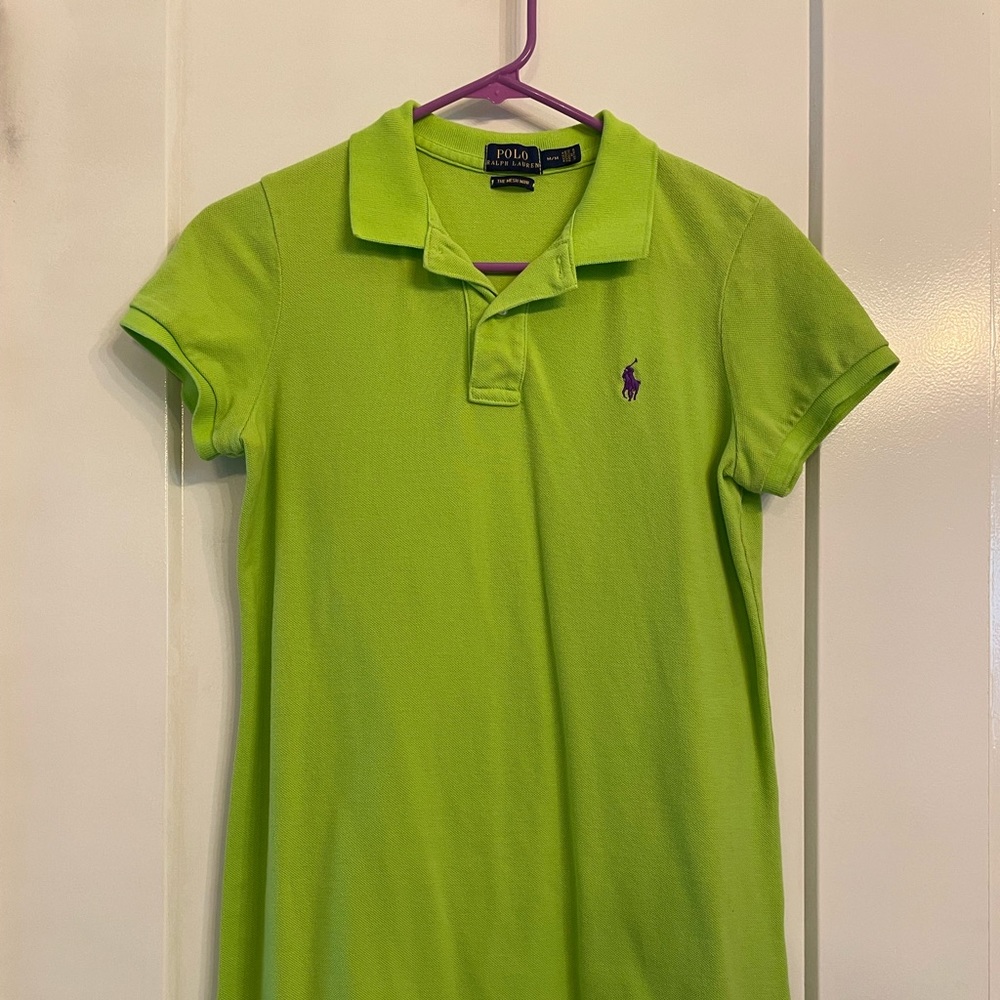 Polo Mesh Mini Dress